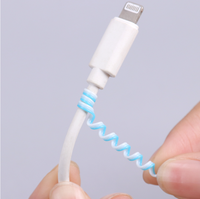 Enrouleur de protection de câble pour câble de données de charge USB Protection de câble, organisateur de câble de protection de cordon de données