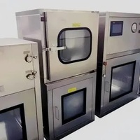 Ventanas de Transferencia para Cuartos Limpios con Bloqueo Mecánico y Lámpara UV para Laboratorios de Investigación Científica