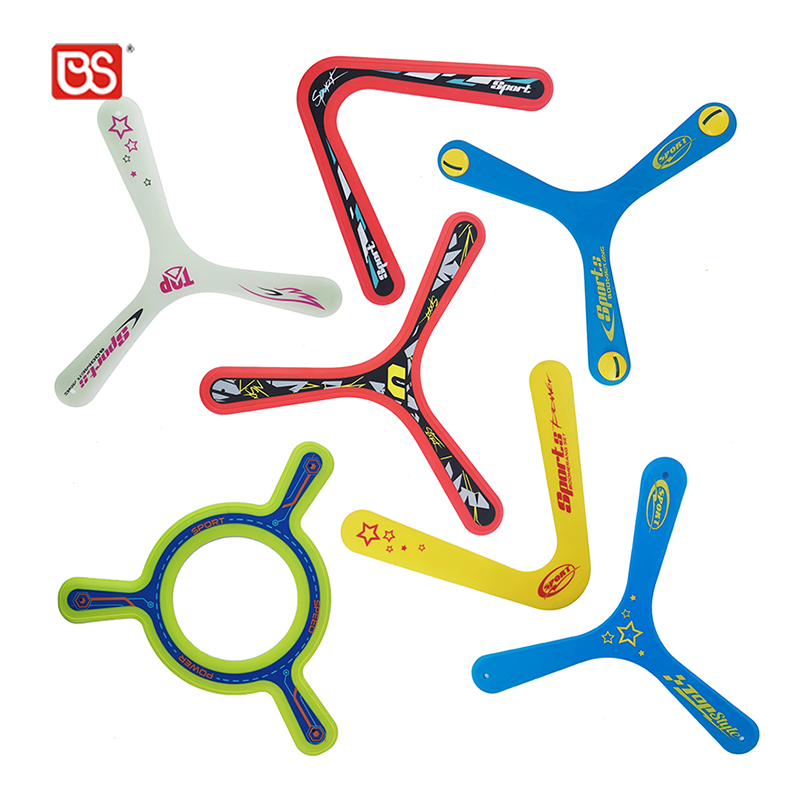 BS игрушка Бумеранг собака ПП пластиковый летающий диск ретривер для гольфа устойчивый к укусам баскетбольный бросающий спортивный бумеранг для щенка