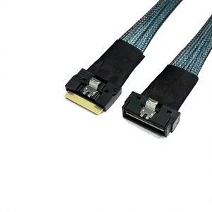 Cable LUNG KAY PCIe Gen4.0 24G 0.8m SFF-8654 SlimSAS LP (Perfil Bajo) 8i Anti Skew para Servidor SSD NVMe de Centro de Datos en EE. UU. - Product Image 1