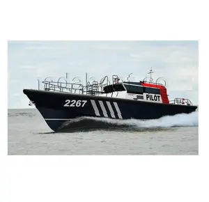 Barco piloto de alta velocidade da china 23m/75ft, para venda, uso do governo de barco de fibra de vidro