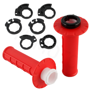 Pièces universelles pour motos <span class=keywords><strong>MX</strong></span> <span class=keywords><strong>2</strong></span> et 4 temps, poignées en caoutchouc 7/8" 22mm, type HALF WAFFLE <span class=keywords><strong>MX</strong></span> LOCK-ON, à clipser - Product Image 2