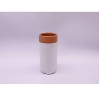 Vase à fleurs en céramique terracotta, finition sculptée à la main, écologique, durable, léger, biodégradable, pot de fleurs vintage pour la maison et le jardin