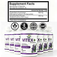 Vente en gros usine OEM – Complément alimentaire à base d'extrait de baies et de graines, capsules de Gattilier (Vitex) pour le soutien de l'équilibre hormonal féminin