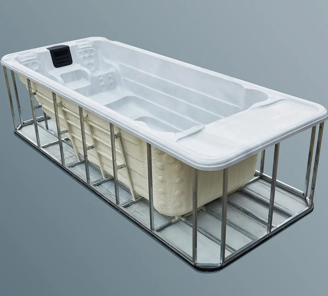Massage à bulles sur pied 5.9m cadre de Support en acier galvanisé acrylique piscine spa sans fin bain à remous arrière-cour chaude