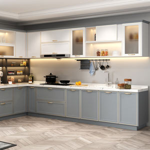 Armoire de cuisine moderne Ensembles complets modulaires intelligents personnalisés vente en gros armoires de cuisine en acier inoxydable - Product Image 2