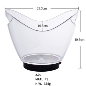 Seau à glace personnalisable de haute qualité, seau à <span class=keywords><strong>champagne</strong></span> plaqué or, durabilité haut de gamme pour hôtel et fête - Product Image 5