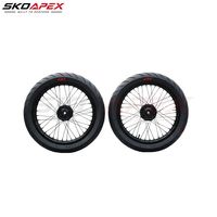 Kit de roues Supermoto 17 et 16 pouces pour Surron Light Bee – Pièces de conversion pour moto électrique tout-terrain et routière