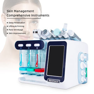 Xách tay Hydro máy trên khuôn mặt chuyên nghiệp nước Microdermabrasion H2O2 hydrodermabrasion oxy máy bay phản lực lột thiết bị - Product Image 6