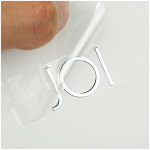 Etichette di trasferimento resistenti ai raggi Uv impermeabili permanenti con Logo <span class=keywords><strong>3d</strong></span> trasparente personalizzato per uso multiplo adesivi di trasferimento in vinile - Product Image 1