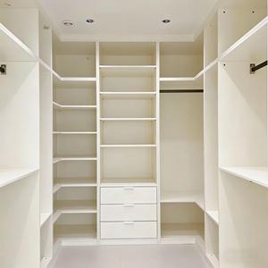 Armoire de chambre à coucher <span class=keywords><strong>en</strong></span> <span class=keywords><strong>bois</strong></span> blanc moderne, étagère ouverte, dressing, armoire à vêtements, porte battante, meubles de maison, sur mesure pour appartement - Product Image 3