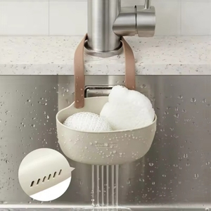 Kitchen Sink Holder Hanging Drain Basket Adjustable Drain Rack Soap <b>Sponge</b> Holder Faucet Holder Kitchen Accessories New - Product Image 1