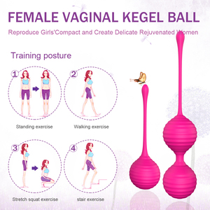 QIYI Bestseller Sexprodukte Smart Balls Set Beckenbodentrainer für Frauen Medizinisches Weiches Silikon Sexspielzeug Kegel Ben Wa Kugeln - Product Image 5