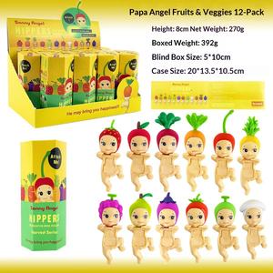 Nueva Caja Sorpresa Transfronteriza de <span class=keywords><strong>Figuras</strong></span> de PVC de Ángeles con Posturas de Frutas y Verduras, Mirando hacia Atrás y Levantando los Pies, para Decoración de Coche y Accesorio de Teléfono - Product Image 4