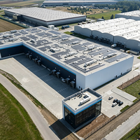 Installation rapide, durable, économique, entrepôt en acier préfabriqué, usine, bâtiment de stockage frigorifique