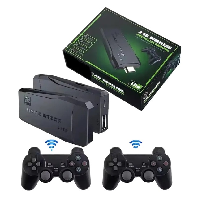 Toys Purchasing Agent Mini Retro Console 64GB Wireless Video Game Consoles 4K HD M8 Game Stick Lite With Gamepad 20000+ Games