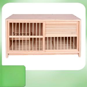 Jaula de cría de palomas de madera maciza, caja de anidación de palomas mensajeras para emparejar, jaula para perros pequeños con equipo esencial para aves - Product Image 5