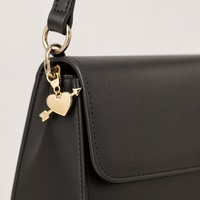 Accessoire de sac à main Deepeel BF555, étiquette métallique avec logo, en alliage de zinc durable, résistant au ternissement, décoration de marque de vêtements, étiquette de luxe