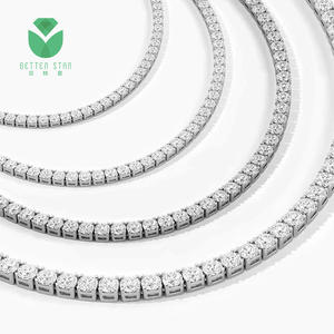 Pulsera de tenis Betterstar personalizada de oro blanco macizo de 14K/18K con diamantes cultivados en laboratorio de claridad VVS para mujer, regalo de boda, fabricante - Product Image 6