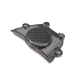 Couverture de moteur en fibre de carbone sèche 3K pour Kawasaki Ninja ZX-4R ZX-4RR 2020+ Remplacement OEM - Product Image 6