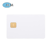 Carte IC M1 personnalisée, imprimée, RFID, vierge, carte intelligente à contact pour le contrôle d'accès
