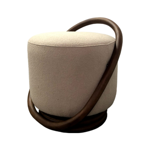 Hoolnn HLN003 Repose-pieds Ottoman <span class=keywords><strong>Rond</strong></span> <span class=keywords><strong>en</strong></span> Noyer Massif Style Ferme Ancienne pour Décoration Intérieure et Utilisation à Domicile et <span class=keywords><strong>en</strong></span> Hôpital - Product Image 4