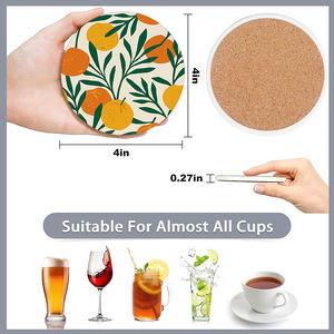 Sous-verres en céramique modernes et écologiques pour boissons, tapis de <span class=keywords><strong>tasse</strong></span> et décoration de <span class=keywords><strong>table</strong></span> - Cadeaux promotionnels pour restaurants et mariages - Product Image 3