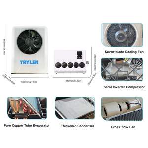 TRYLEN 24V Rv Aire acondicionado 12V Camión Estacionamiento Aire acondicionado para Coches Caravana Camiones - Product Image 2