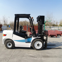 Forklift Diesel Runtx Brand CPCD35 Minicargador 3.5 Ton dengan Penjepit Gulungan Kertas