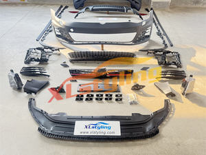 Kits de rénovation automobile pour pare-chocs <span class=keywords><strong>avant</strong></span> et arrière avec antibrouillard pour VW <span class=keywords><strong>Golf</strong></span> 7 MK7, mise à niveau vers le kit carrosserie GTI - Product Image 3