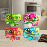 Stylo liquide fruité Jelly Juicy Drop avec bonbons à mâcher moelleux multicolores