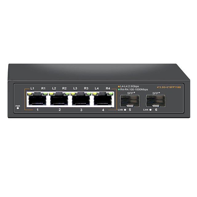 Hot Sale 10 GIGABIT 4 Port 2.5G Ethernet Switch for Security / AccessControl With Wholesale New Innovations