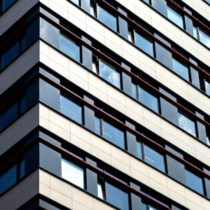 Échantillon gratuit de panneau composite en aluminium moderne, revêtement PVDF, résistant au feu, pour immeuble de bureaux - Product Image 1