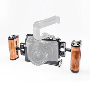 Jaula de vídeo para cámara <span class=keywords><strong>XT3</strong></span> para cámara Fujifilm, estabilizador de cine, plataforma, marco de extensión de aleación de aluminio - Product Image 4