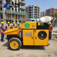 Pompe à béton électrique portable de petite taille, très vendue en Amérique du Sud, mini-pompe à ciment