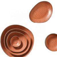Service de vaisselle en céramique et porcelaine écologique, minimaliste et luxueux, pour les fêtes, assiettes et plats