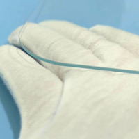Panneau de verre conducteur enduit ITO de 1,1 mm, haute transmittance, forme personnalisée CNC, bord poli pour miroir tactile de maison intelligente