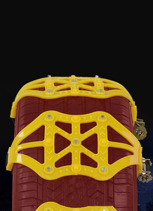Neumático de automóvil Cadena antideslizante <span class=keywords><strong>Clavos</strong></span> de acero Cadena de <span class=keywords><strong>nieve</strong></span> Invierno Todoterreno Cadena de <span class=keywords><strong>rueda</strong></span> simple de emergencia portátil - Product Image 5