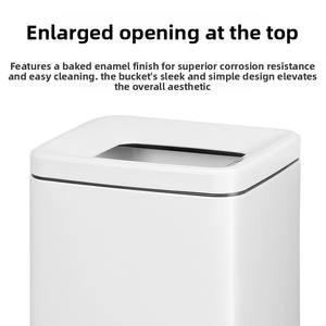 <span class=keywords><strong>Cubo</strong></span> <span class=keywords><strong>de</strong></span> <span class=keywords><strong>basura</strong></span> <span class=keywords><strong>de</strong></span> acero inoxidable <span class=keywords><strong>con</strong></span> tapa abierta y <span class=keywords><strong>pedal</strong></span> <span class=keywords><strong>de</strong></span> activación directa, <span class=keywords><strong>con</strong></span> separación <span class=keywords><strong>de</strong></span> residuos secos y húmedos, para uso comercial en centros comerciales, entradas <span class=keywords><strong>de</strong></span> ascensores y escuelas - Product Image 3