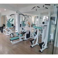 Machine de musculation robuste pour tractions assistées, barre multi-prise pour triceps, pectoraux et dos, idéale pour les clubs de fitness et les studios
