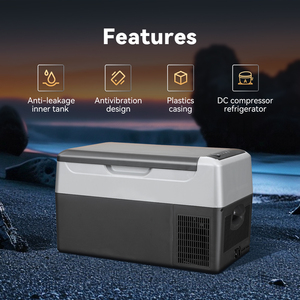 Glacière ALPICOOL pour les vacances, petite glacière à compresseur G22, portable, mini SUV, camion, réfrigérateur de voiture, 22L - Product Image 4