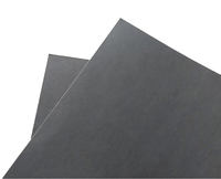 Carton duplex noir double face 250 g/m², revêtement pliable et enroulable pour cadres photo et boîtes d'emballage de bougies, papier fantaisie