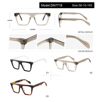 Lunettes de soleil polarisées de luxe sur mesure, tendances 2026, monture carrée plate, protection UV, en acétate, fabricant
