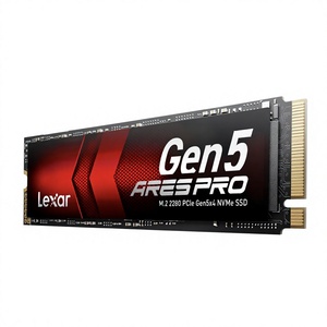 Lexar Ares Pro PCIe5.0x4 M.2 2280 NVMe Internal SSD 14000MB/s Supercharge AI Workflows untuk PC Desktop - Product Image 1