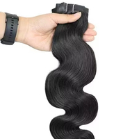 Extensiones de Cabello Sintético de Fibra de Alta Temperatura de 30 Pulgadas y 200g, Sin Enredos, Onduladas, de Alta Calidad, en Oferta