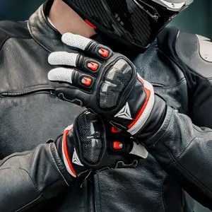 High Quality Motorcycle Riding Protective Leather All-season Gloves For Motorbike