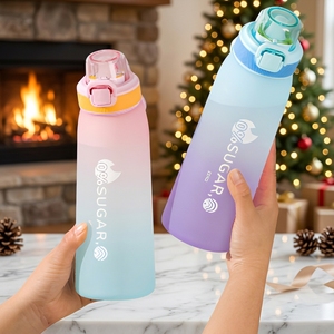 Patent Design Water <strong>Cup</strong> with Scent Options <strong>Straw</strong> Leak Proof Bottle for School Cycling <strong>Weight</strong> Loss - Product Image 1