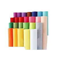 Fogli di Feltro in Poliestere Morbido Personalizzabili OEM ODM, Resistenti allo Strappo, Punturati ad Ago, Peso Medio, Colori Assortiti, Non Tessuto, Tagliabili