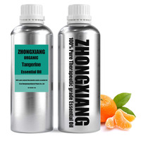 Fournisseurs d'huiles essentielles, huile de peau de mandarine pour diffuseur d'arômes, huile essentielle de mandarine 100% pure pour les soins de la peau, la fabrication de savon et de bougies