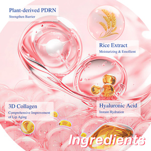 <span class=keywords><strong>Masque</strong></span> de nuit pour les lèvres en gelée de riz au collagène PDRN biologique en gros OEM ODM pour raffermir, éclaircir et hydrater les lèvres - Product Image 4